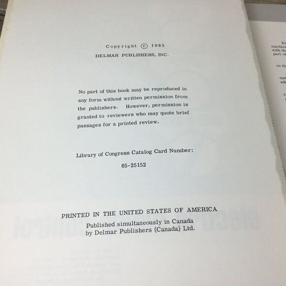 Electric Motor Control By Walter N. Alerich 1965 Softcover 10.25"x7.75" Vintage - Picture 5 of 9